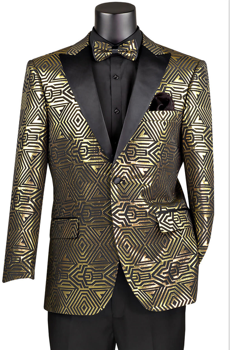 Men Modern Fit Sport Jacket BM-4 Gold, Gold / XLarge | Church Suits For Less Men Modern Fit Sport Jacket BM-4 Gold, Gold / XLarge | Church Suits For Less