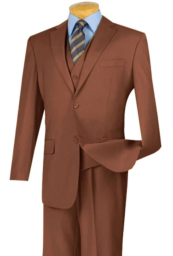 Vinci Suit V2TR-Cognac - Church Suits For Less