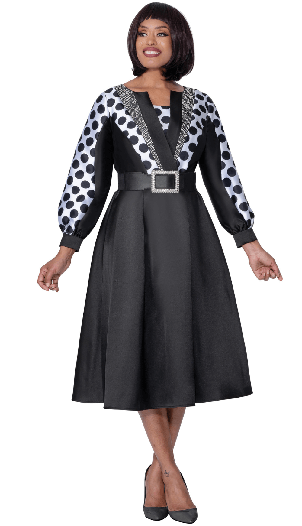 knee length dresses for ladies Women Church Dress 100571, Black/White / 20W knee length dresses for ladies Women Church Dress 100571, Black/White / 20W