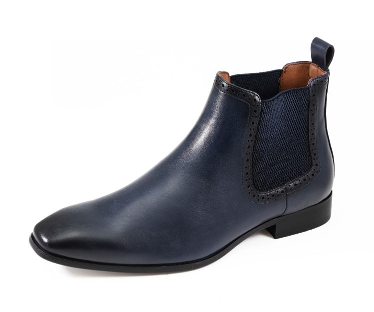 Men's Dress Boots Hayes Navy, Navy / 10.5 | Church Suits For Less Men's Dress Boots Hayes Navy, Navy / 10.5 | Church Suits For Less
