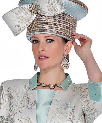 Champagne Italy Church Hat 5933
