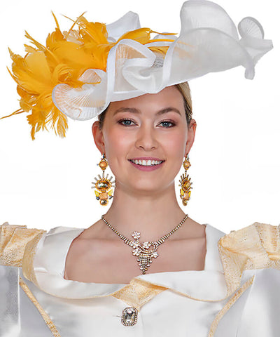 Champagne Italy Church Hat 5885
