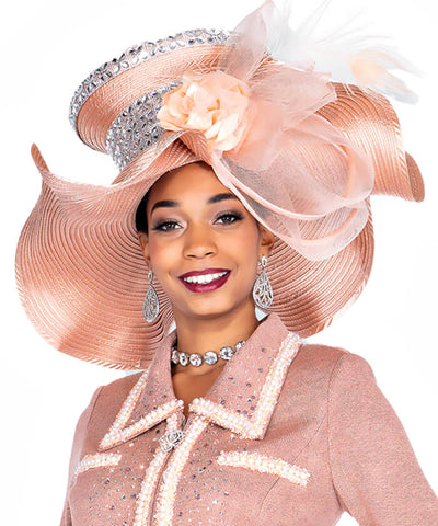 Champagne Italy Church Hat 5965