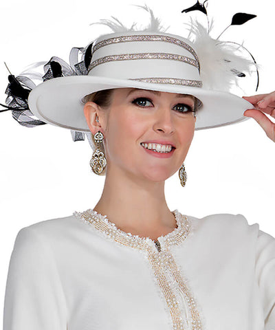 Champagne Italy Church Hat 5958