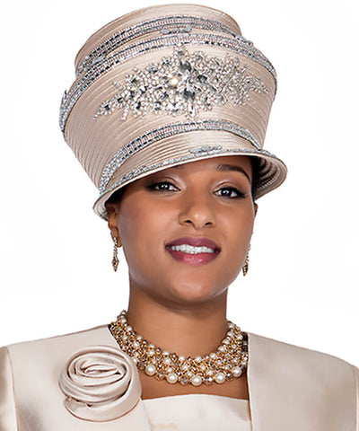 Champagne Italy Church Hat 6064