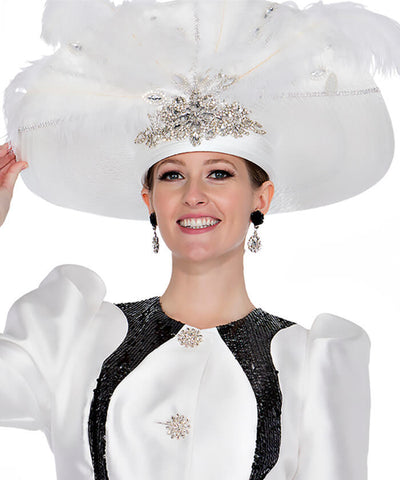 Champagne Italy Church Hat 6074