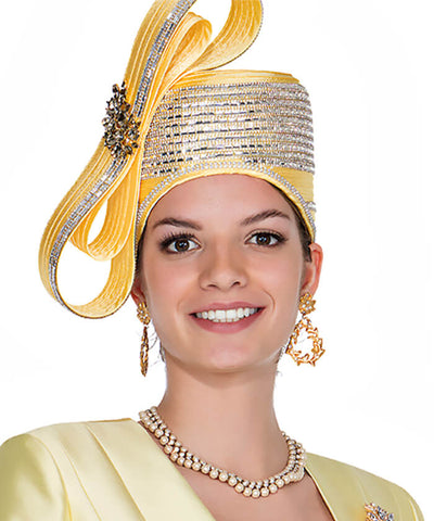 Champagne Italy Church Hat 6060