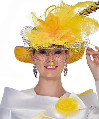 Champagne Italy Church Hat 5878