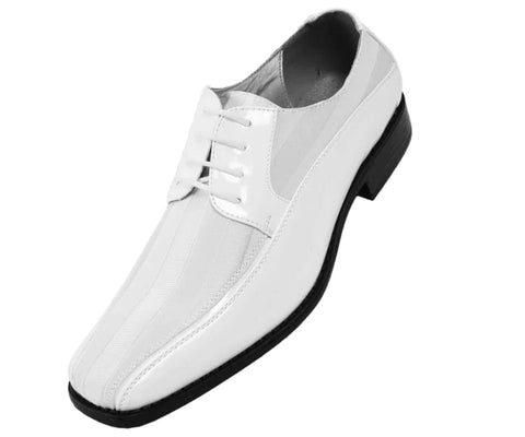 Men Tuxedo Shoes MSD-179-White - Church Suits For Less