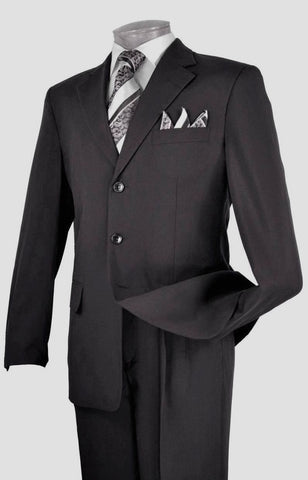 Vinci Men Suit 3PP-Black