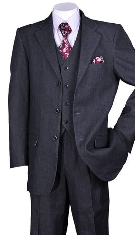 Milano Moda Suit 5287-Black