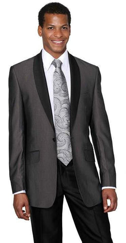 Milano Moda Suit 5601-Black