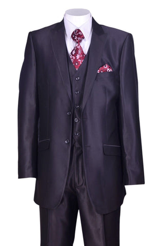 Fortino Landi Men Suit 5702V2-Black