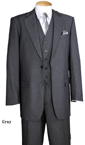 Fortino Landi Men Suit 5702V3-Grey