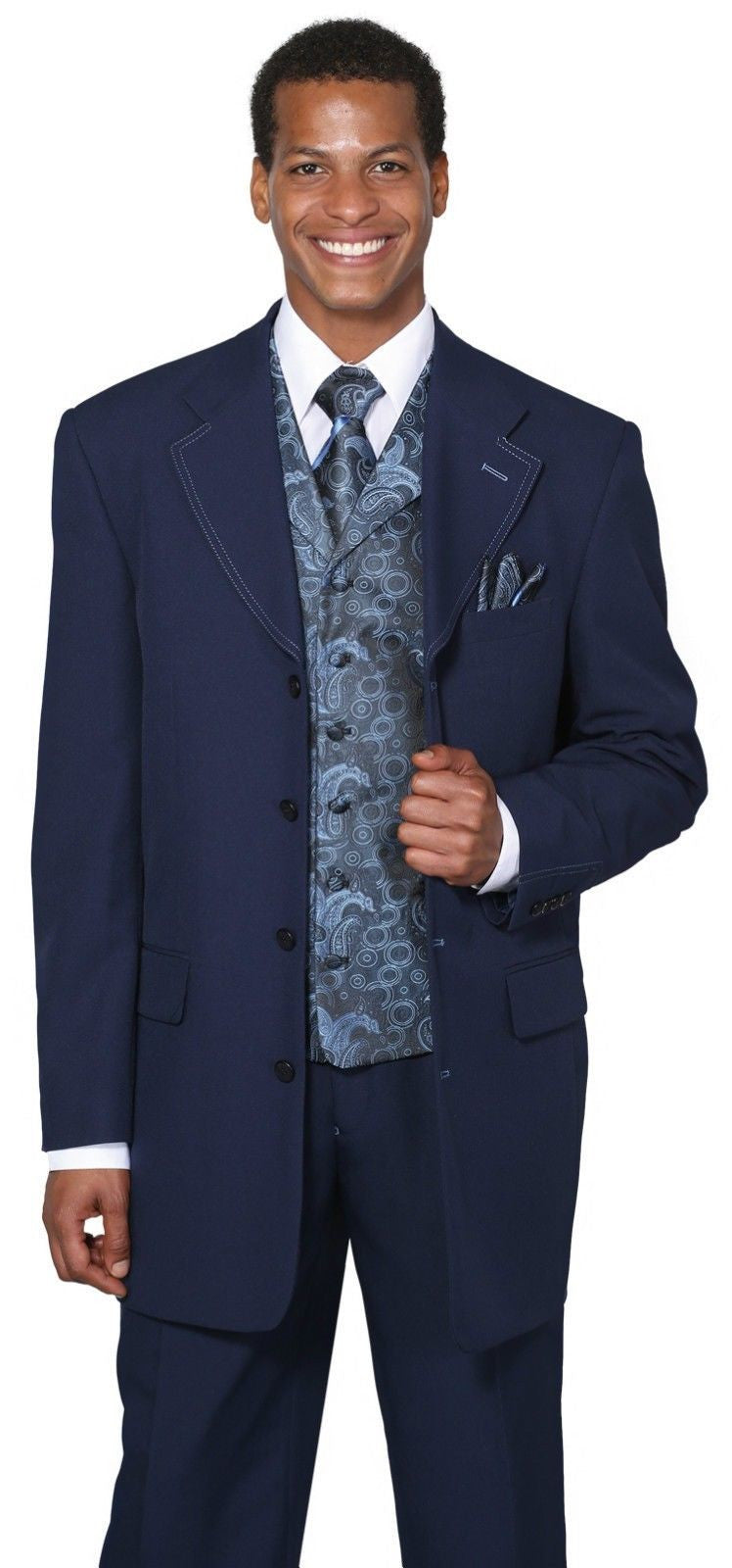 Milano Moda Suit 6903V-Navy – Church suits for less