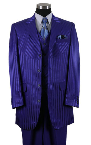Milano Moda Men Suit 2915VC-Blue