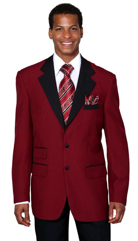 Milano Moda Suit 7022-Burgundy/Black – Church suits for less