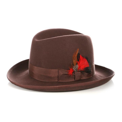 Men Godfather Hat-BROWN
