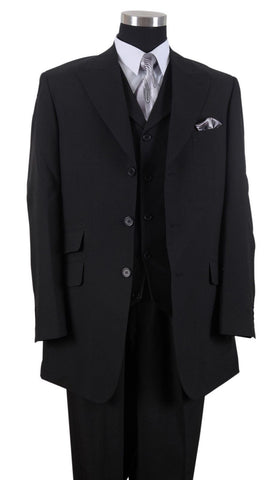 Milano Moda Suit 905V-Black