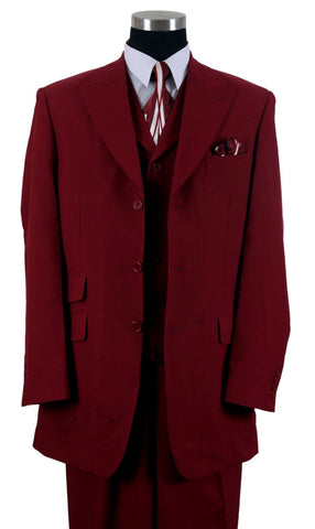 Milano Moda Suit 905V-Burgundy
