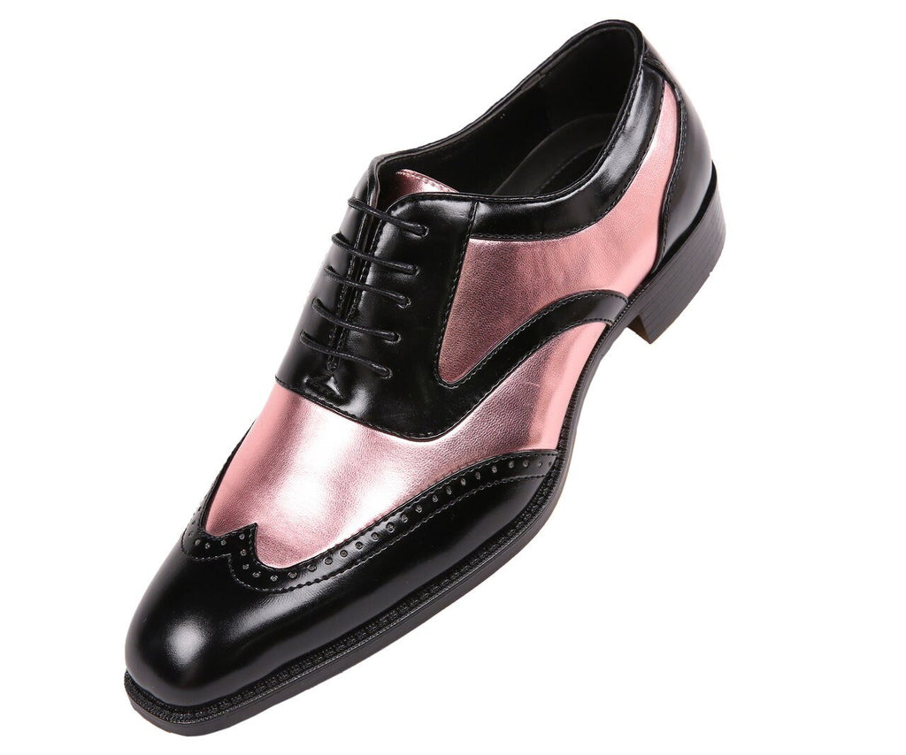 rose gold mens dress shoes Men Shoes-Dezzy-Rose By Day Fashion Bolano Lawsons metallic oxfords add elegance to any classic and formal outfit Men Dress Shoe Nel Rose