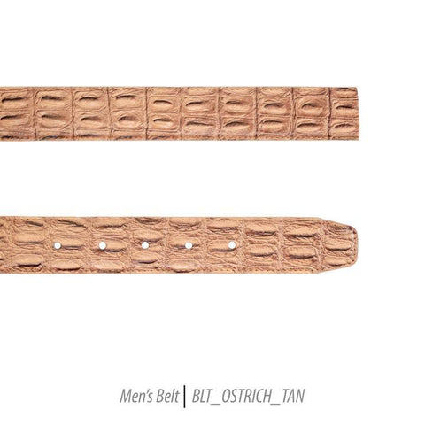 Men Leather Belts-BLT-Tan-402