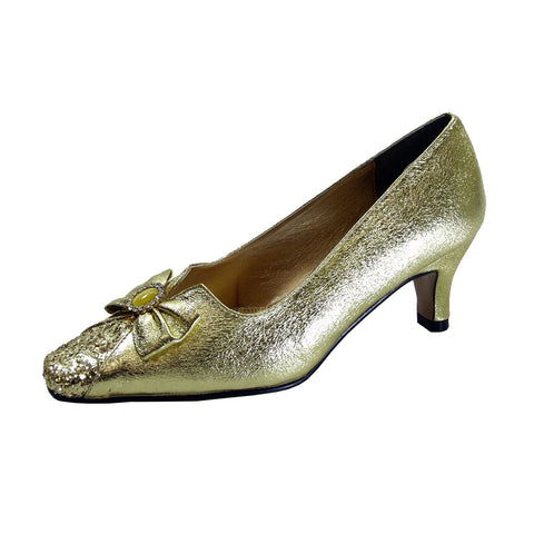 Women Church Shoes -BDF791-Gold