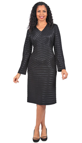 Diana Couture Dress 8658-Black