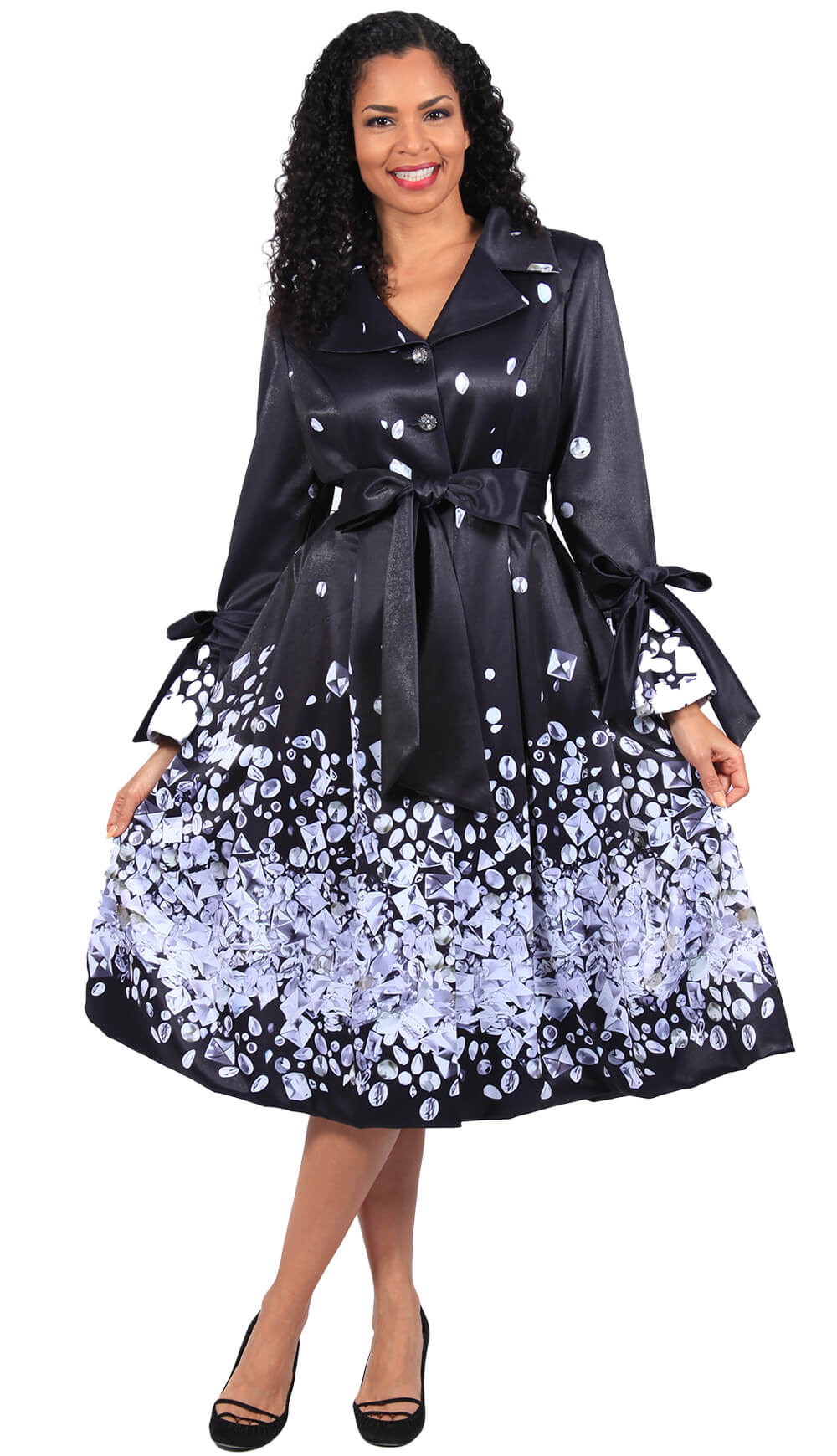 Diana Couture Church Dress 8689, Black / 24
