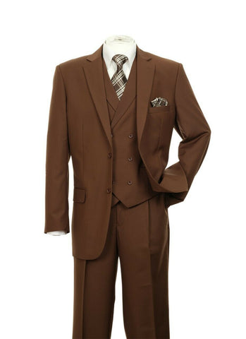 Fortino Landi Suit 5702V9-Brown - Church Suits For Less