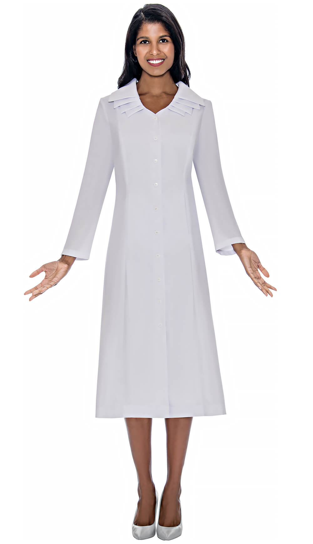 GMI Usher Dress 11721C-White – Church suits for less