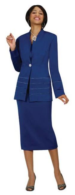 GMI Usher Suit 23108-Royal Blue, Royal Blue / 26W | Church Suits For Less