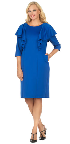 Giovanna Dress D1508-D1581-Royal Blue