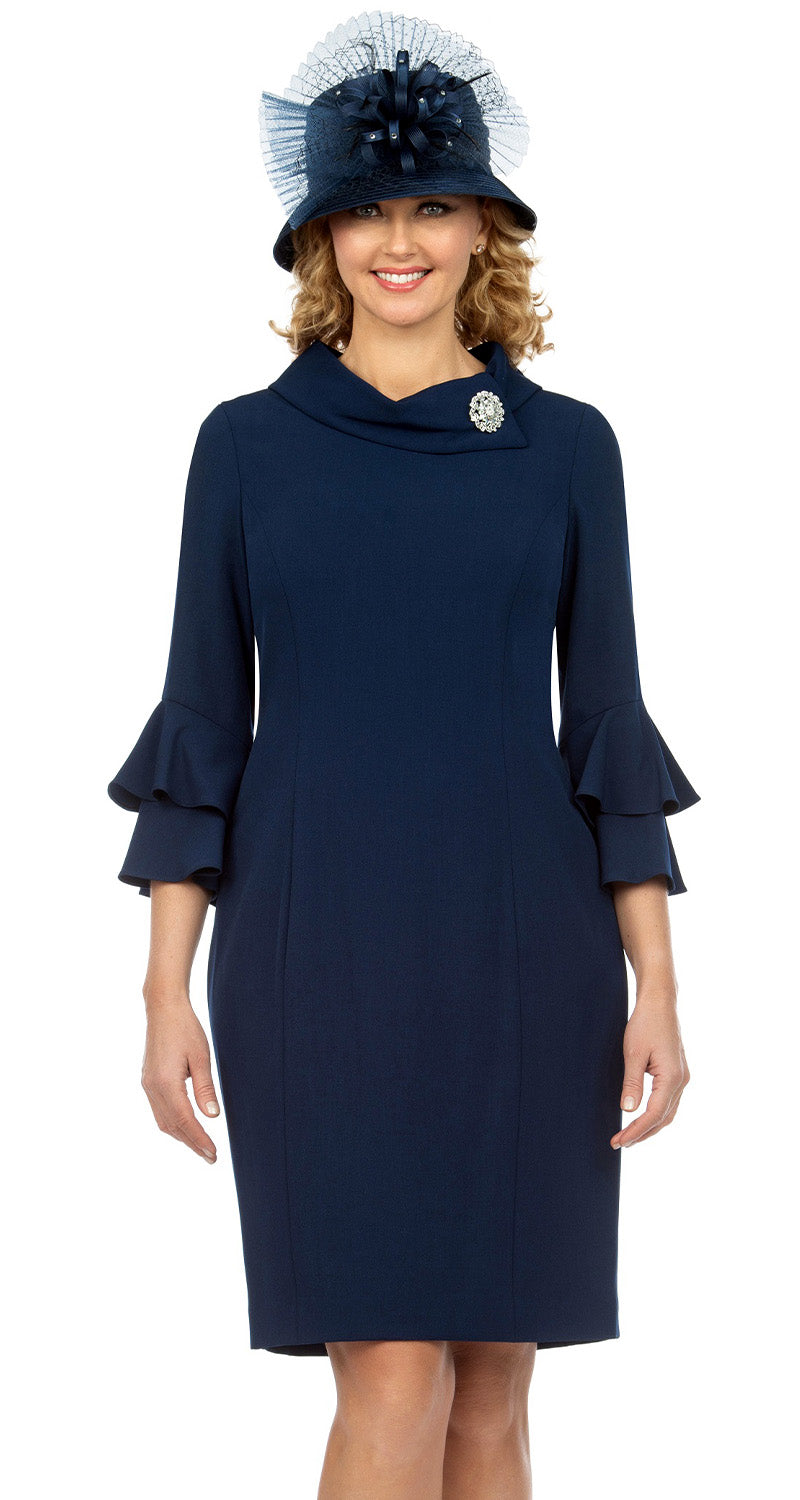 Dress Giovanna D1518-NAV Navy / 10