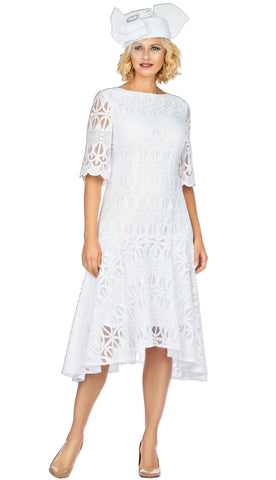 Giovanna Dress D1525-White
