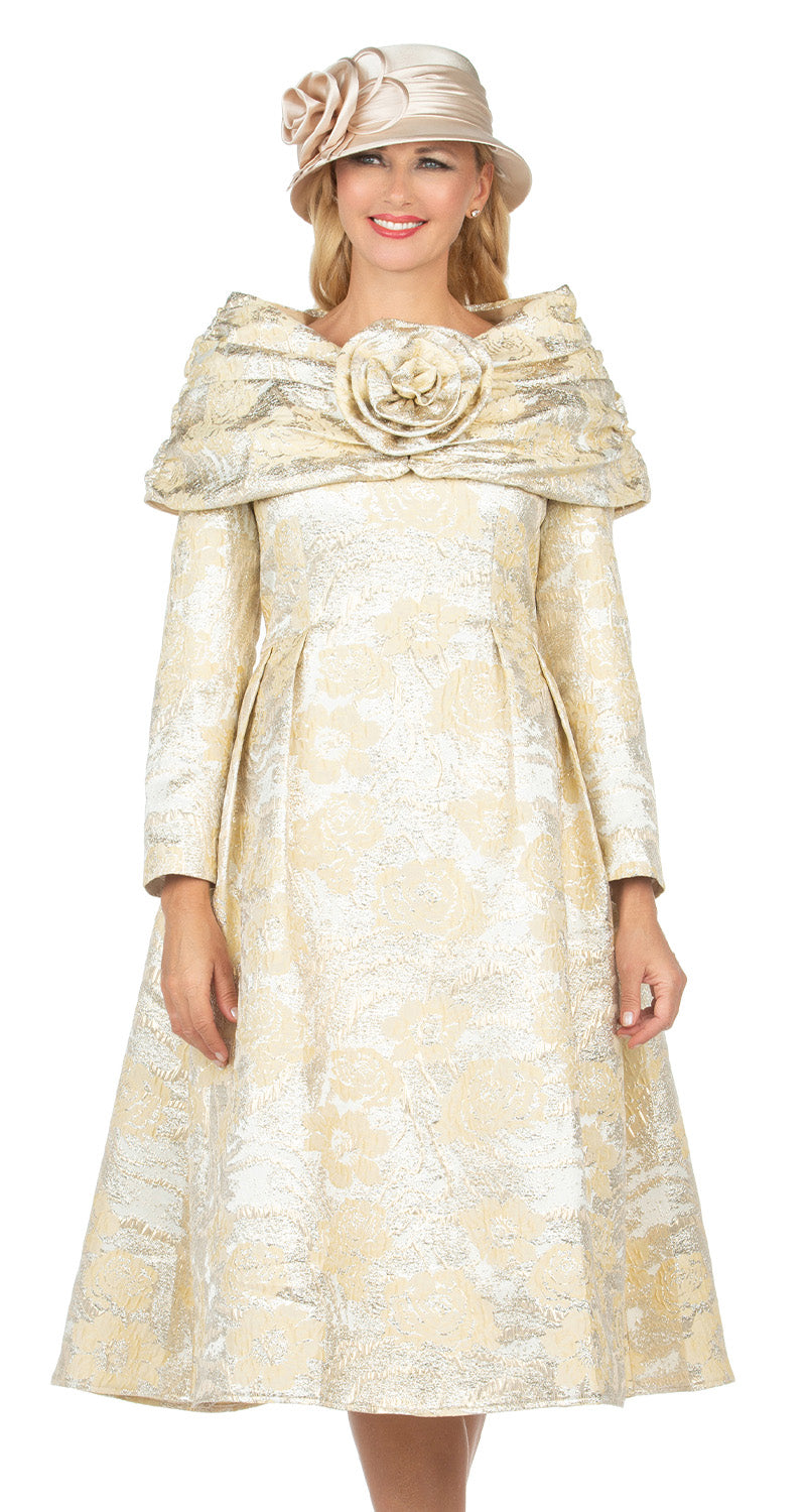 champagne church dresses Giovanna Church Dress D1568-Champagne, Champagne / 12