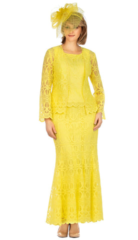 Giovanna Suit 0946C-Yellow