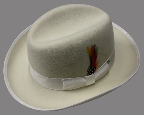 Men Godfather Hat-Off White