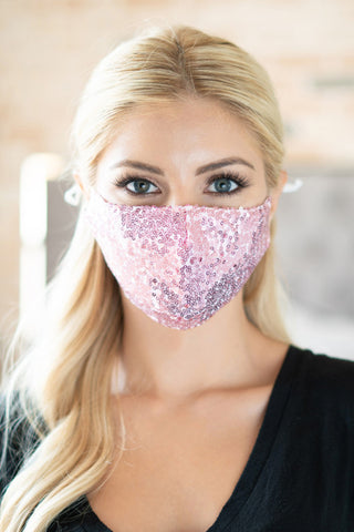 Women Fashion Face Mask-0330-Pink