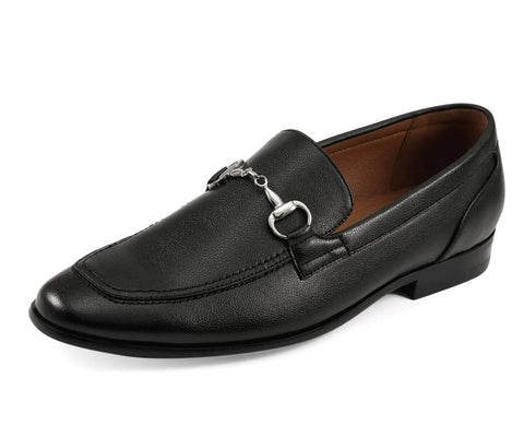 Men Dress Shoes-Marco Black - Church Suits For Less