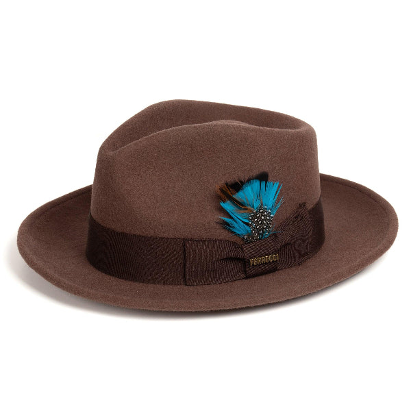 Men Church Hat-brown – Church suits for less display picture 1