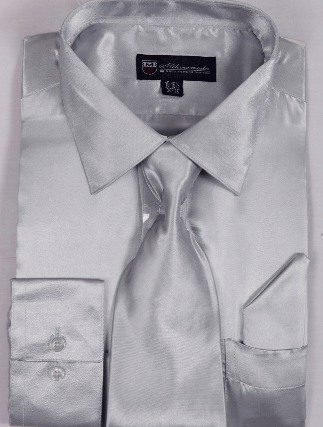fashion dress shirts for men Men's Dark Brown Long Sleeve Dress Shirt 18 36/37 / Dark Brown