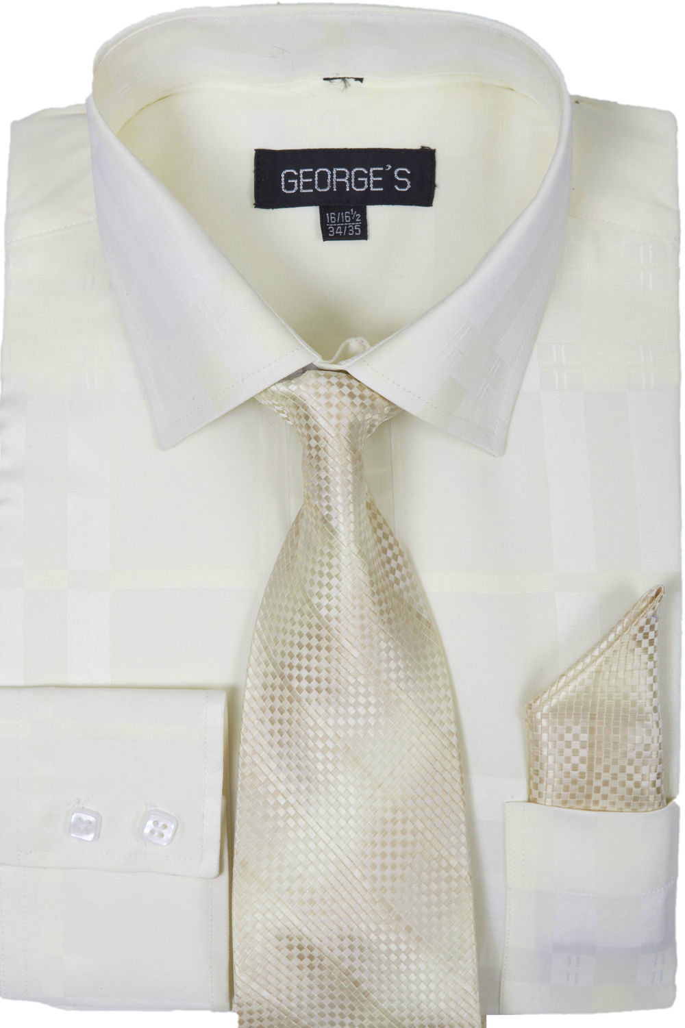 Milano Moda Men Shirt AH623-Cream Church suits for less Milano Moda Men Shirt AH623-Cream Church suits for less