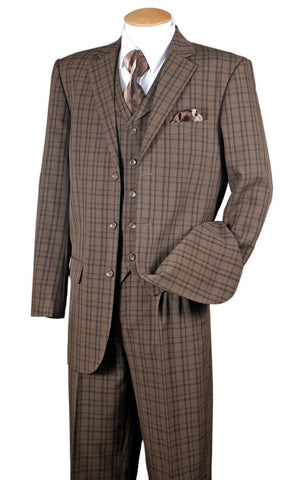 Milano Moda Suit 5802V6-Brown