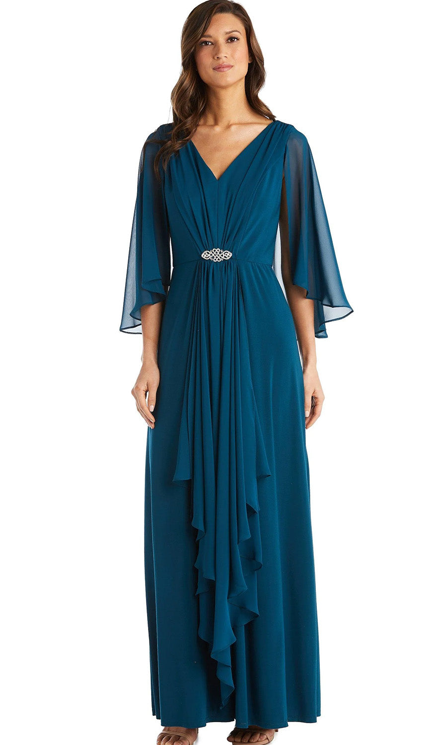 R&M Richards 7329 Long Mother Of The Bride Dress