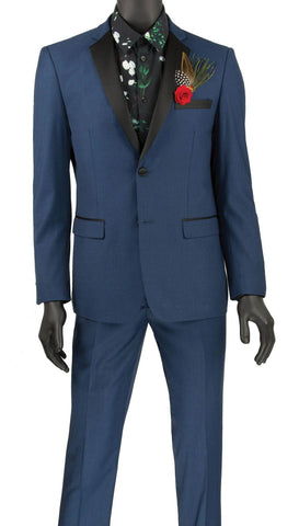 Vinci Men Tuxedo T-US900-Blue
