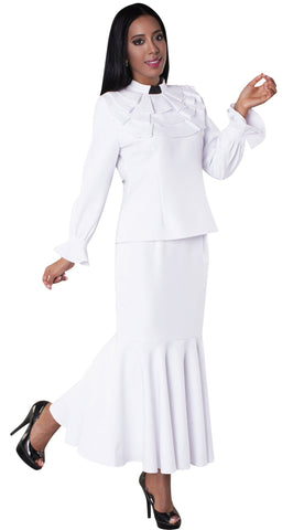 Tally Taylor Church Suit 4601-White/Black