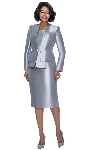 Terramina Church Suit 7990-Silver