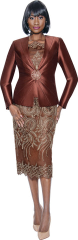 Terramina Church Suit 7817-Brown