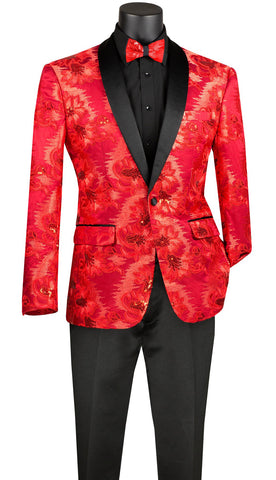 Vinci Sport Coat BSF-13-Red - Church Suits For Less
